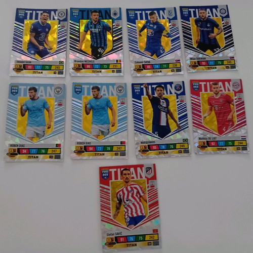 Titan FIFA 365 collectible cards like new