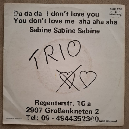 Trio 45rpm record like new