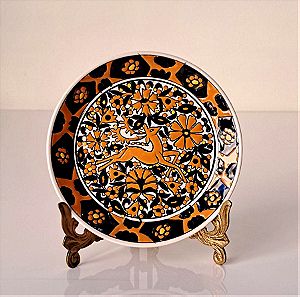 Keramikos Διακοσμητικό Πιάτο Τοίχου Ø15,5cm Nassos Rodos Hand made Greece #01674