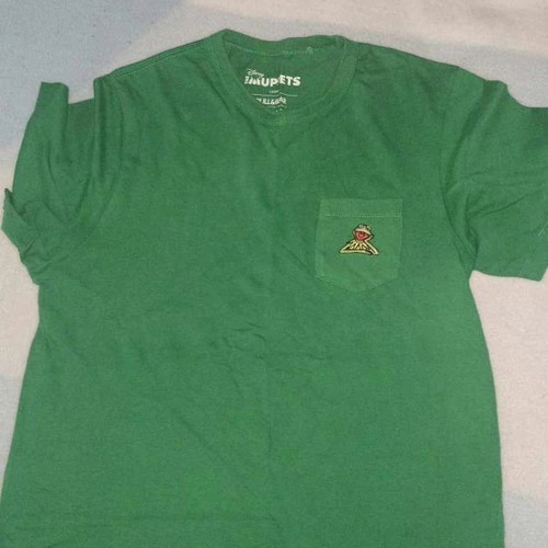 Bershka Muppets green t-shirt used, size Small
