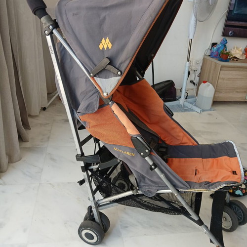 Maclaren Quest stroller used with accessories