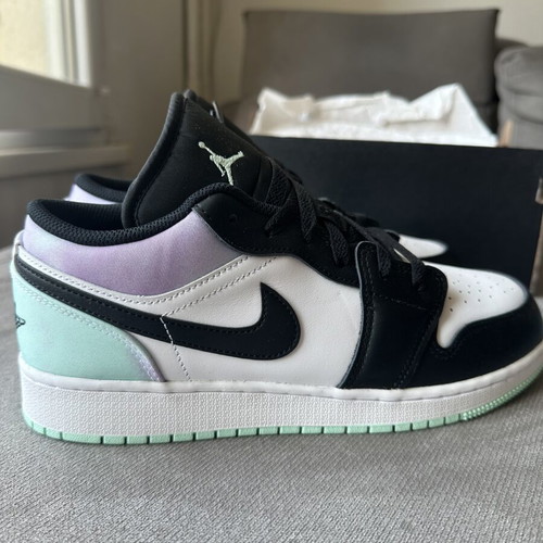 Nike Air Jordan 1 Low SE GS Pastel Tie-Dye New, Size 40
