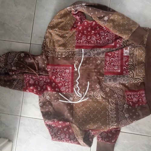 Karl Kani hoodie like new, size M, white and brown