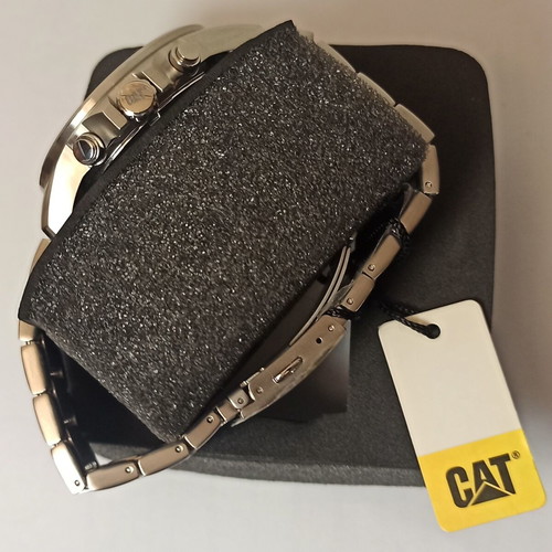 Caterpillar YT.149.11.112 wristwatch new, stainless steel, black dial