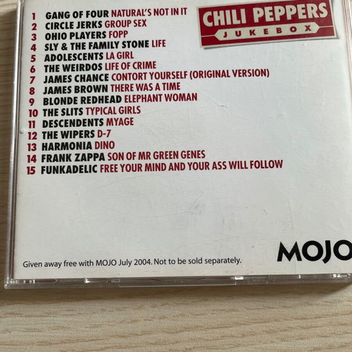 Red Hot Chili Peppers Mojo Magazine compilation CD used