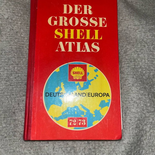 Shell Atlas 1972/73 used, collectible, German edition