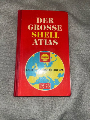 Shell Atlas 1972/73 used, collectible, German edition