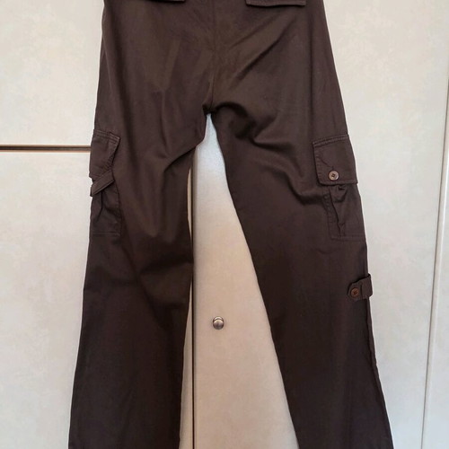 Women's brown pants (L) with side pockets like new