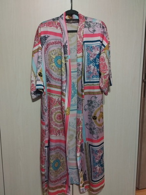 Satin multicolor kimono new