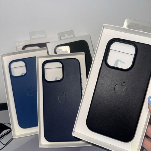 Apple Leather Case for iPhone 15, 15 Pro, Plus and Pro Max new