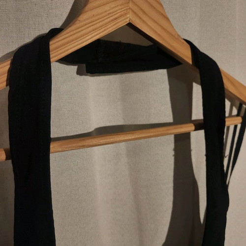 Backless dress like new, black, size XS