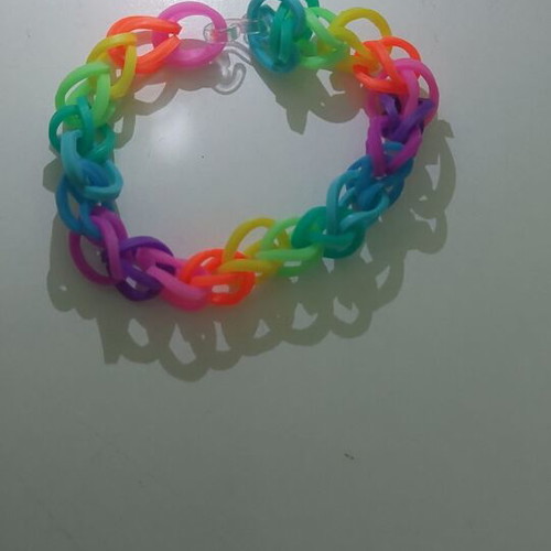 Plexi flexi children's bracelets new, colorful, set of 4