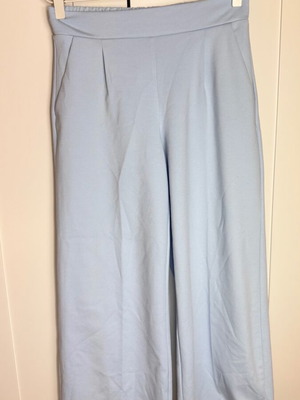Ichi cotton pants XS used, blue, elastic wide leg