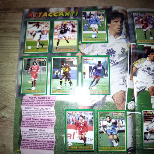 Panini Supercalcio 1996-1997 sticker album used, complete