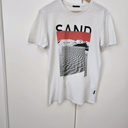 Sisley T-shirt used, size S, multicolor