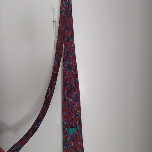 Canda tie used in red and blue shades