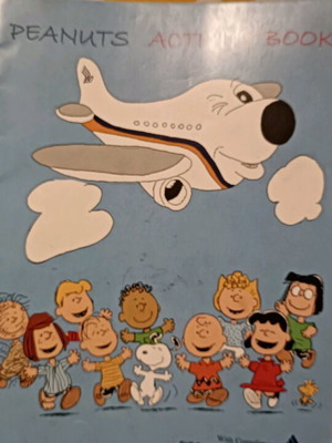 Peanuts Snoopy Activity Book Singapore Airlines συλλεκτικό σαν καινούργιο