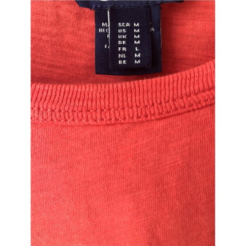 Gant orange-red cotton t-shirt M used