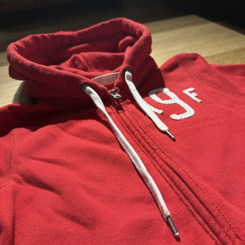Abercrombie and Fitch jacket like new, red, size S