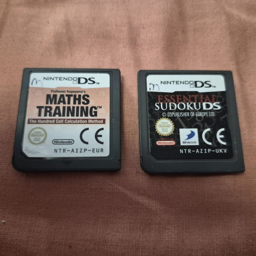 Nintendo DSi games Maths Training and Essential Sudoku