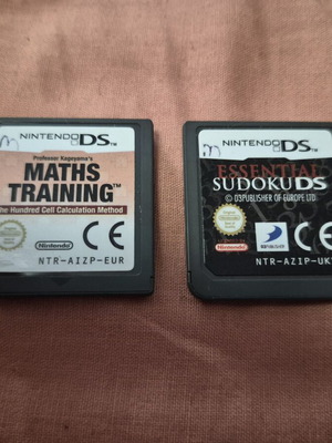 Nintendo DSi games Maths Training and Essential Sudoku