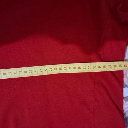 Blouse with zipper worn as jacket Trick No2 like new, red