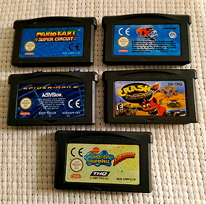 game boy advance κασέτες πακετο