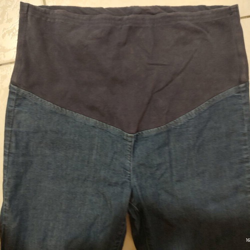 Benetton maternity jeans size S, dark blue denim