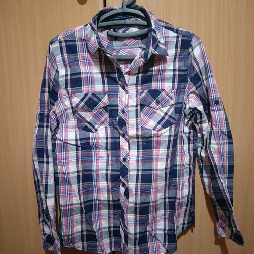 Checked shirt like new, size XXL with slim fit