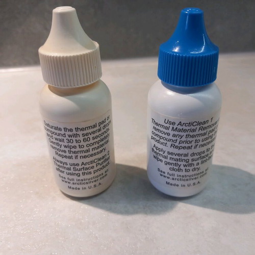 Arctic Silver ArctiClean Cleaning Kit 60ml like new