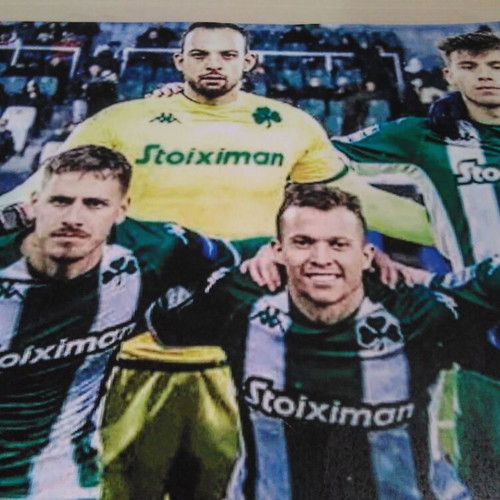 Panathinaikos football team small collectible poster 2022 like new