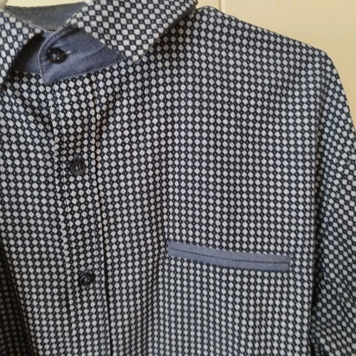 CND Sports Shirt XXL Slim Fit like new, white and blue