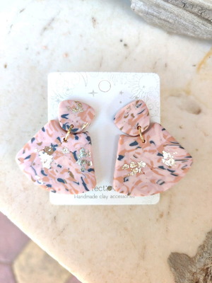 Polymer clay earrings new, handmade