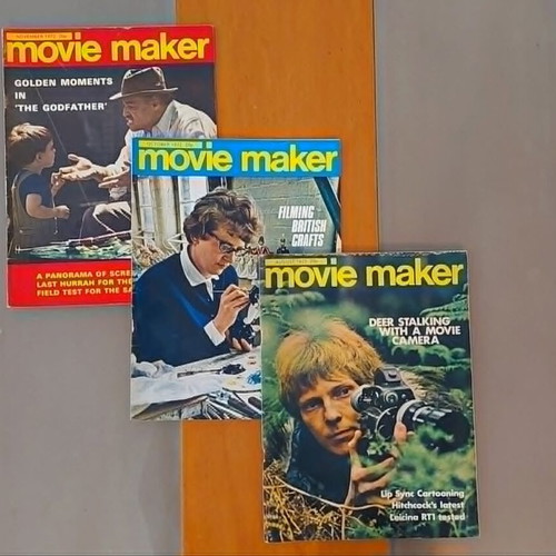 MovieMaker magazines like new, set of 20, 70s super 8mm cinema