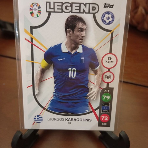 Giorgos Karagounis Topps football card new in sleeve