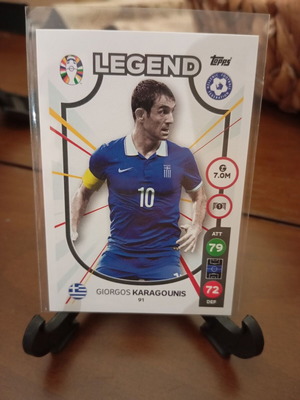 Giorgos Karagounis Topps football card new in sleeve