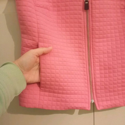 London Fog pink quilted vest medium like new