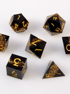 Dungeons & Dragons Dice Set with Pouch new sharp-edge