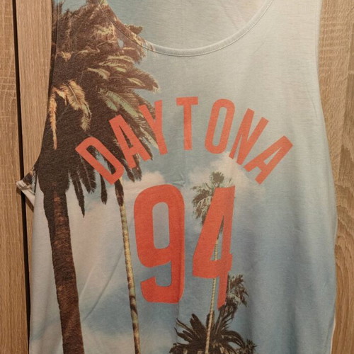 Teranova men's sleeveless t shirt used, L/XL multicolor