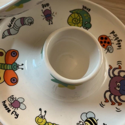 Porcelain kids dinner set 4 pieces DMD KIDS like new