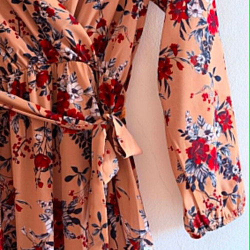 Summer maxi dress floral made in Italy one size like new