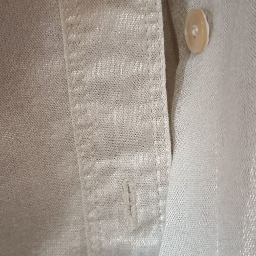 J.Crew women's summer shirt long sleeve size US12 gold like new