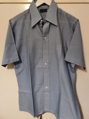 Short-sleeve shirt turquoise like new, summer style, size M