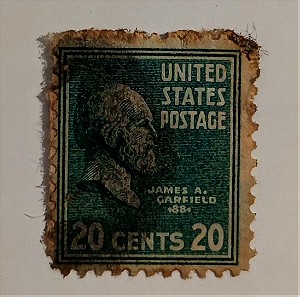 James A Garfield - Γραμματόσημο ΗΠΑ (1938)