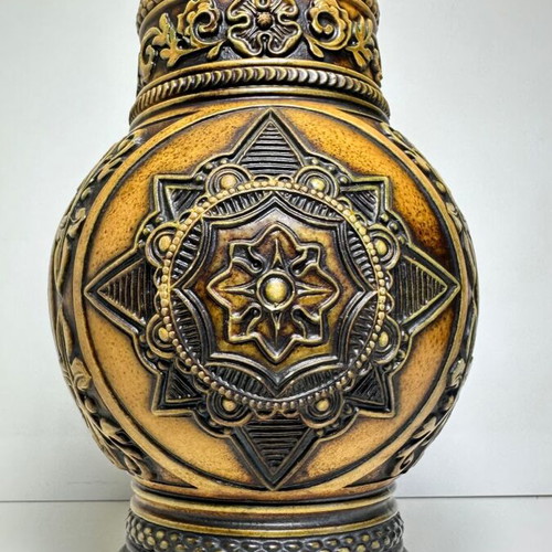 Vintage German ceramic jug medieval style like new