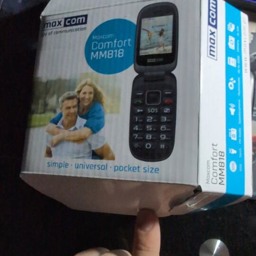 Maxcom Comfort MM818 mobile phone, black