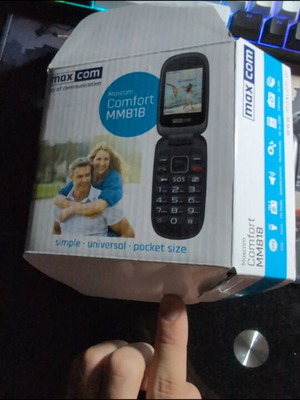 Maxcom Comfort MM818 mobile phone, black