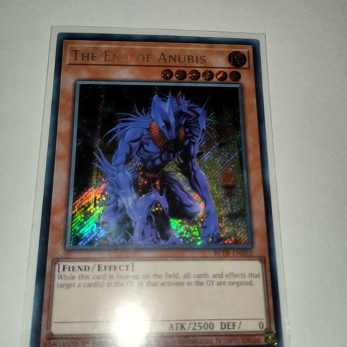 The End of Anubis Secret Rare Yu-Gi-Oh! card