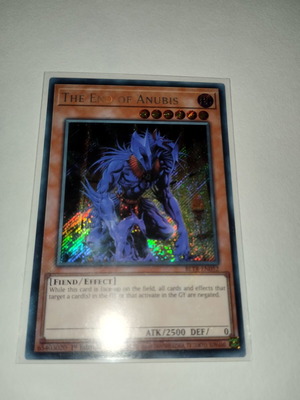 The End of Anubis Secret Rare Yu-Gi-Oh! card