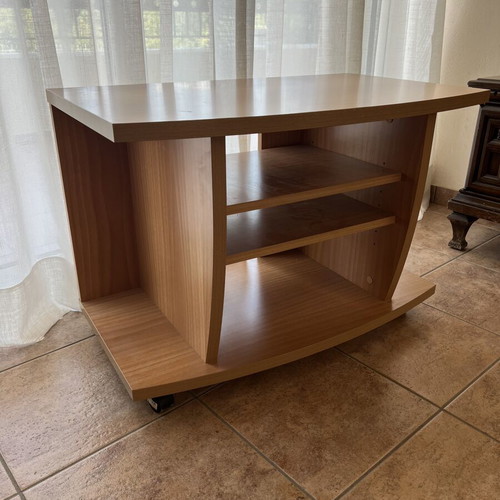 TV table with wheels